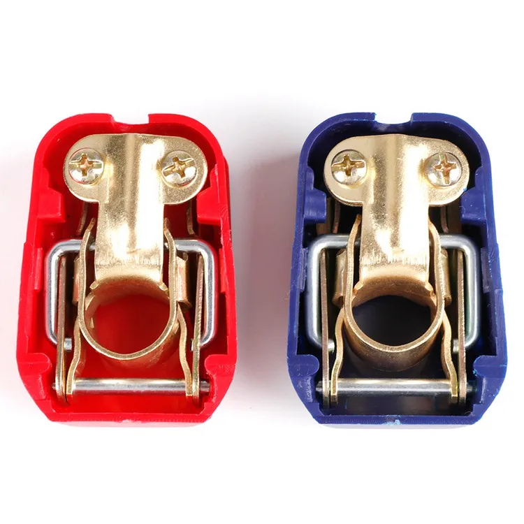 Универсальный 1 пара 12V Quick Release Батарея connecto зажимы для автомобиля Караван Лодка Мотоцикл Авто-Стайлинг автомобиля аксессуары 7 - Цвет: Белый
