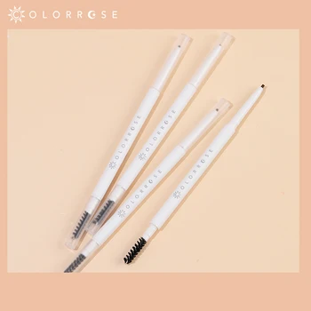 

COLORROSE Waterproof Eyebrow Pencil, Dual-Ended, Natural, Blendable, 4 Colors, Long Lasting