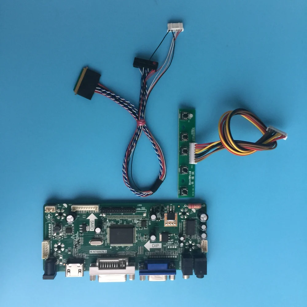 Комплект для LP154WP2-TLA1 плата контроллера lcd VGA 40pin M. NT68676 светодиодный DIY LG Дисплей 15," 1440X900 Панель экрана DVI HDMI