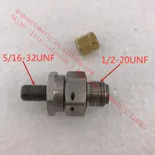 Гидравлический аккумулятор клапан надувания 5/16-32UNF 1/2-20UNF азотный газонаполняющий инструмент надувной рот