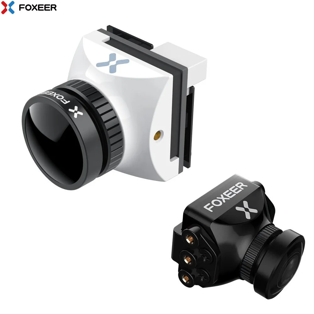 Foxeer мини камера без зубочисток CMOS 1/2 1 7 мм 1200TVL PAL NTSC 4:3 FPV с OSD 4 6 20 в натуральное