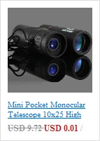 Outdoor Hiking Telescope 30x25 HD Mini Portable Focusing Telescope Optical Single Tube Binoculars With Integrated Handle Strap