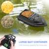 RC Fishing Bait Boat with Bag GPS Auto Return 2KG Load Bin 500M Distance Night Light 12000mah 6 Hours RC Ship Toy 4