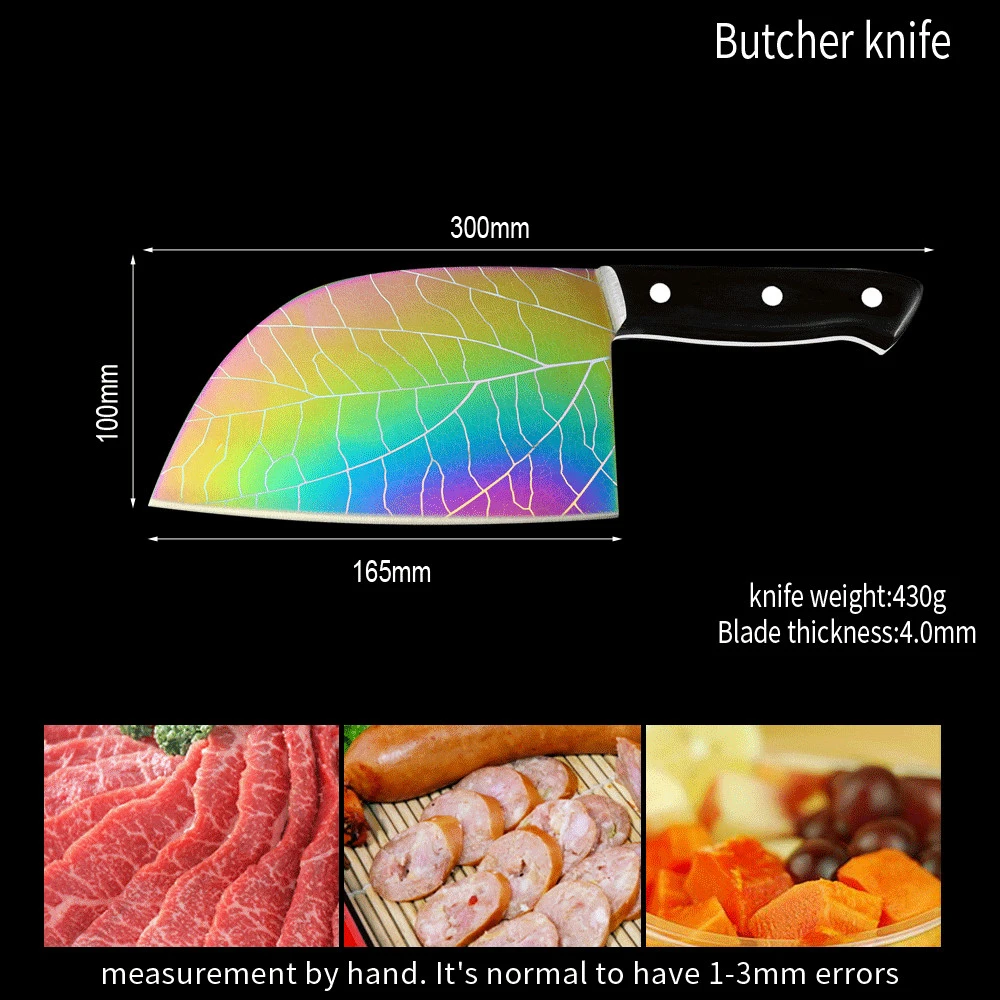 半圆镭射光屠夫刀4CR13英_08