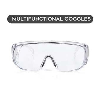 

10Pcs Safety Protective Goggles Glasses Transparent Prevent Infection Eye Mask For Sport Windproof Dust-Proof