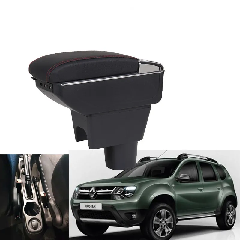 For Renault Dacia Duster Armrest Box Central Store Content Duster