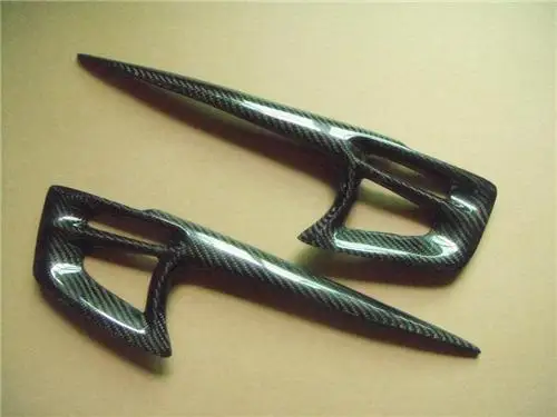 

Carbon Fiber Headlight Eyebrows Eyelids for 08-14 Mitsubishi Lancer Evo 10 EX GTS Type B