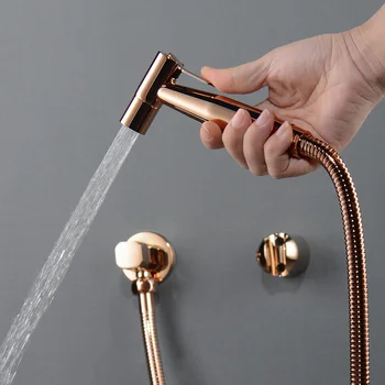 Rose Gold Bidet Toilet Sprayer Set