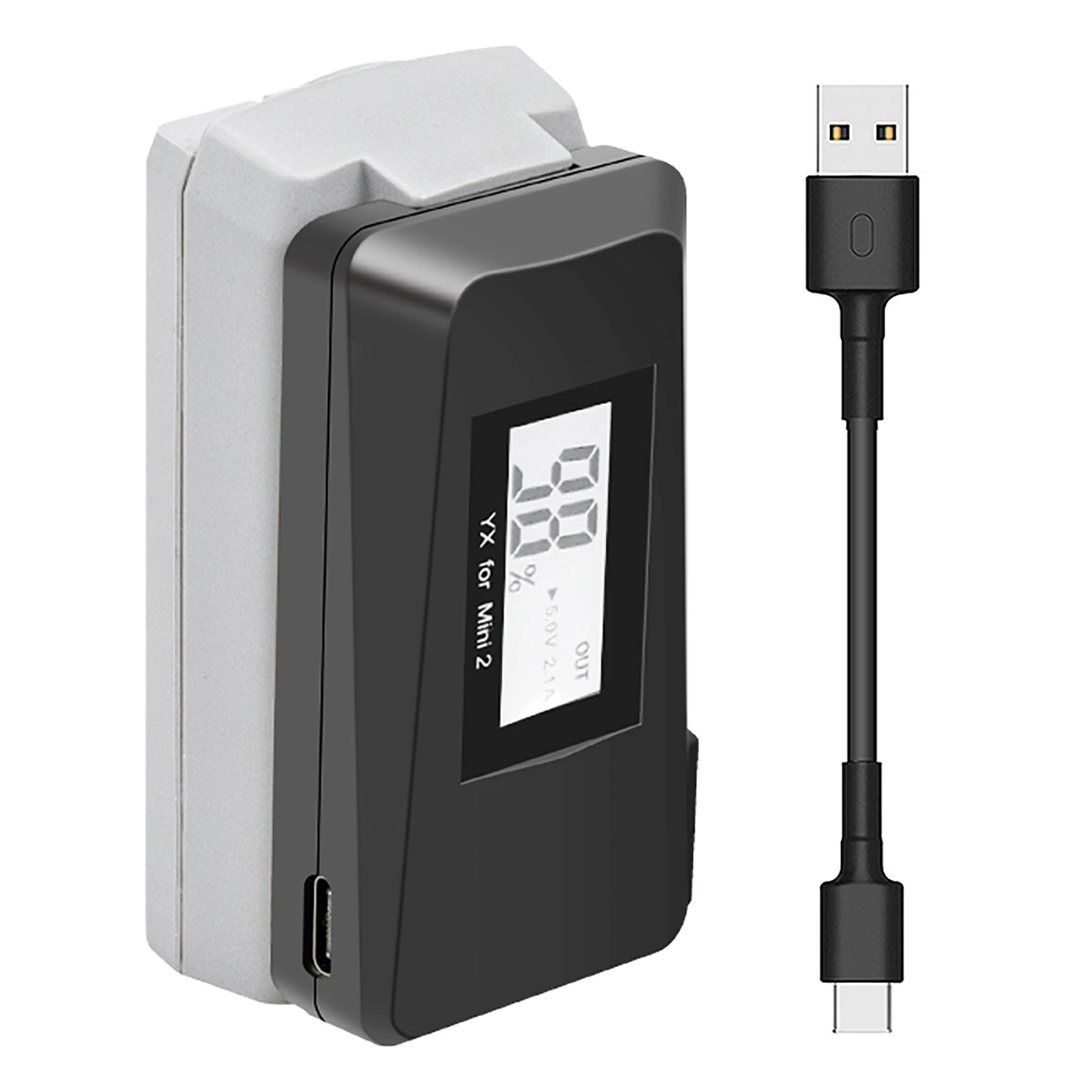 Für DJI Mavic Mini Drone USB Ladegerät Batterie QC3.0 Fast Charge Charging Kabel 