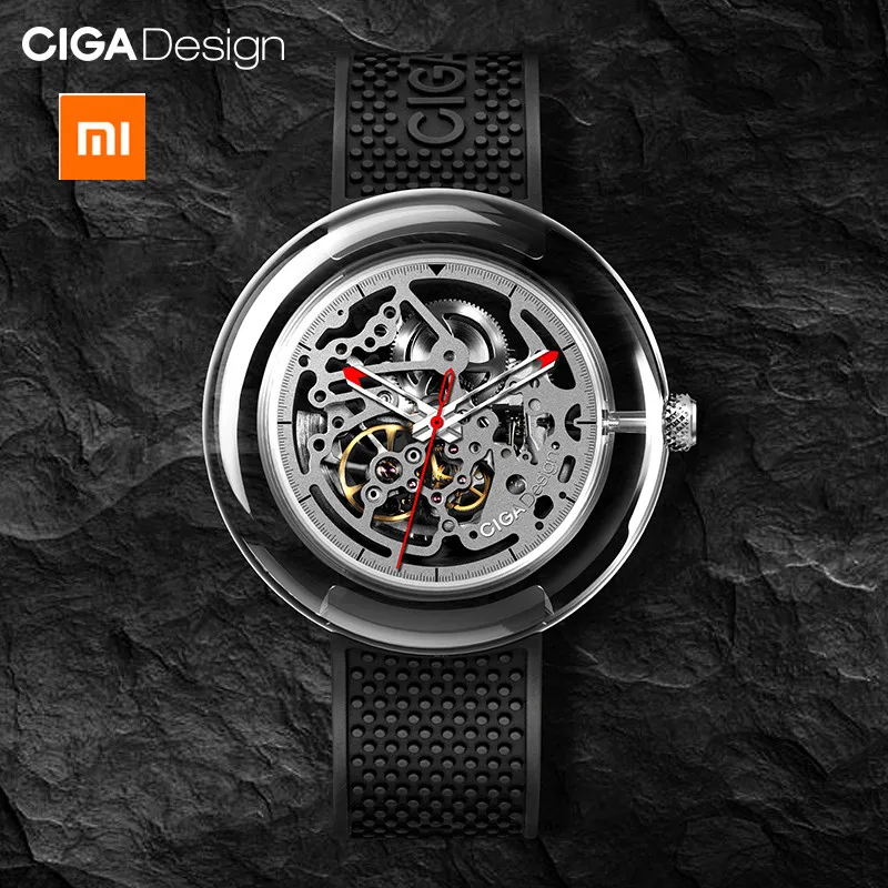 Xiaomi mijia CIGA дизайн T для мужчин/wo Мужские автоматические механические часы полностью полые наручные часы из нержавеющей стали