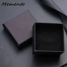 

Memento Black Carton Box with Sponge Jewelry Gift Box Set Accessories Storage Protection Box Transparent Pe Box Wholesale Boxes