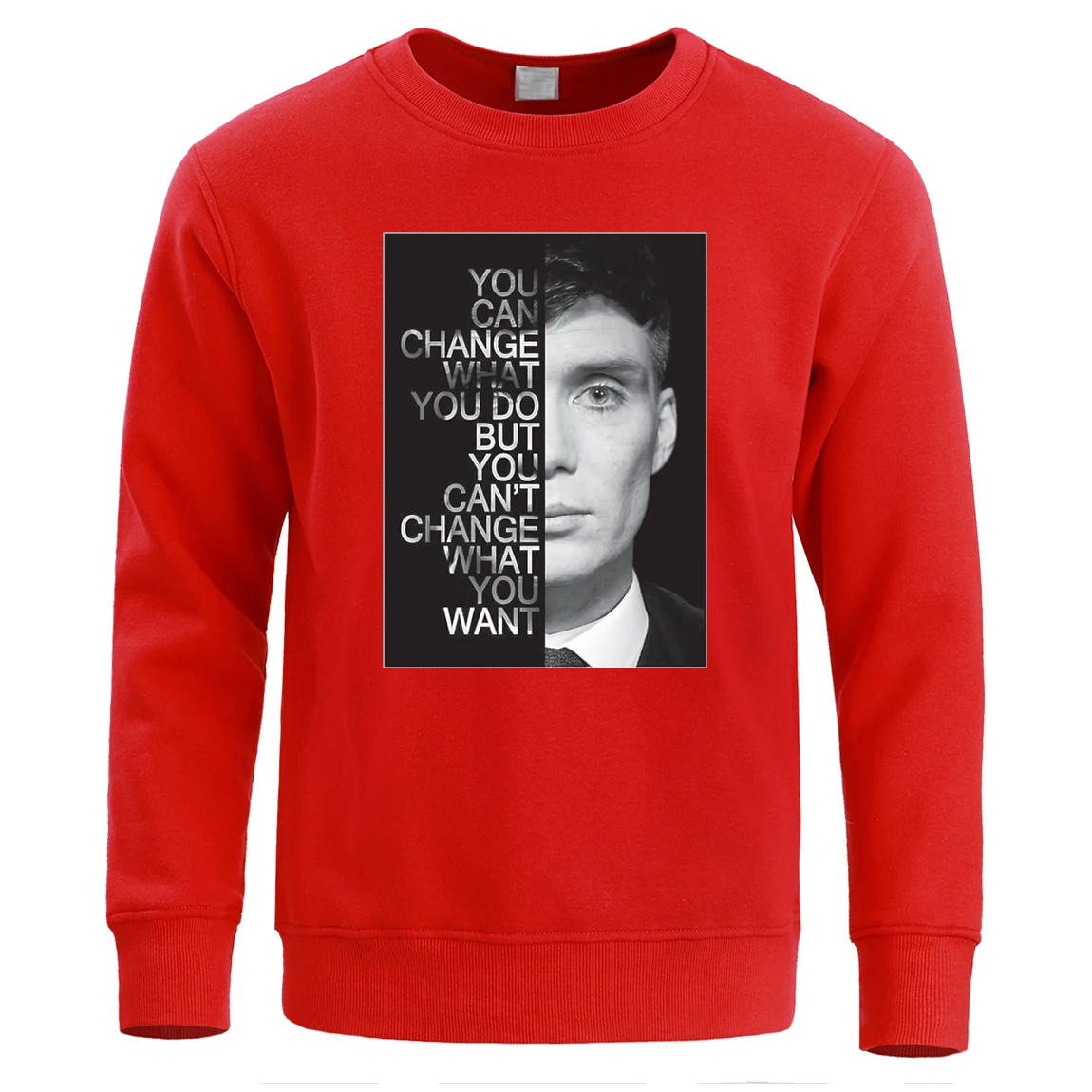 Peaky Blinders мужские толстовки, свитшоты Peaky Blinder Crewneck, толстовка, пуловер, зимняя Флисовая теплая уличная Толстовка - Цвет: Red