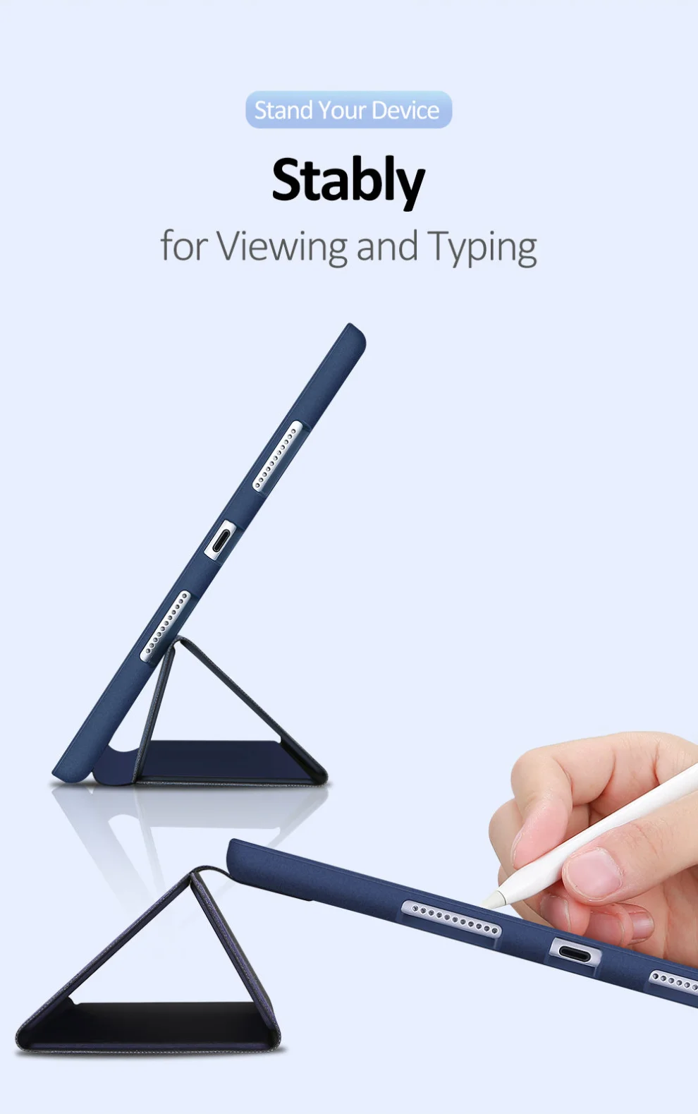 Гладкий сенсорный чехол из искусственной кожи для Apple iPad Air() мягкий силиконовый смарт-откидной Чехол для Apple iPad Air Pro 10,5