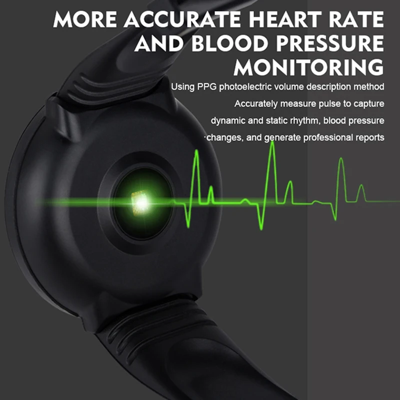  Smart Watch Men 1.3'' Screen Fitness Tracker Ip67 Waterproof Blood Pressure Heart Rate Monitor Smar - 4000550221057