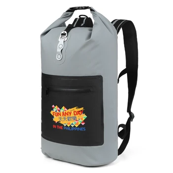 

35L Outdoor Waterproof Dry Bag Roll Top Dry Sack Lightweight Camping Gear Bag Fishing Bag Sport Backpack Women Men For Camping