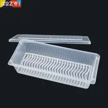 Кухонный ящик для хранения прозрачный пищевой контейнер для фруктов с герметичной крышкой сливной Слой Бытовая коробка для сохранения свежести