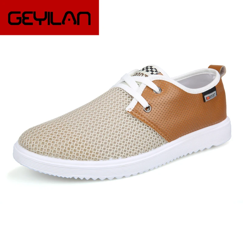 

2018 Big Promotion Men Business Leather Casual Shoes Man Pu+air Mesh Leisure Loafers Derby Brogue Shoes Breathable Soft Bottom