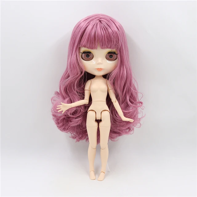 ICY factory шарнирная кукла blyth toy joint body белая кожа блестящее лицо кукла 1/6 30 см подарок для девочки на продажу специальное предложение - Цвет: only doll