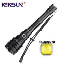 

XHP160 New Strong LED Torch Flashlight Powerful Flashlights Zoom Long Range Flashlight Torch
