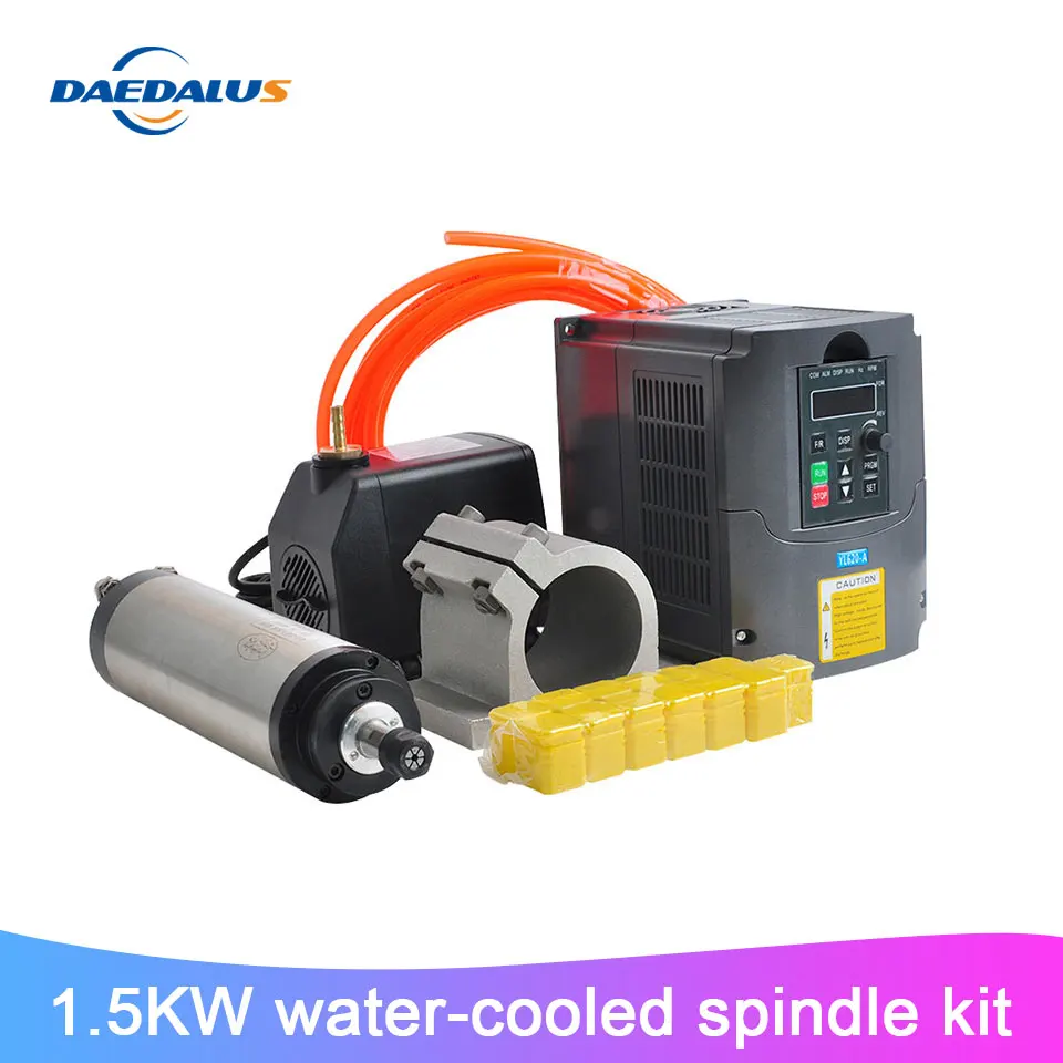 1.5KW/2.2kwCNC water-cooled spindle motor kit 65MM