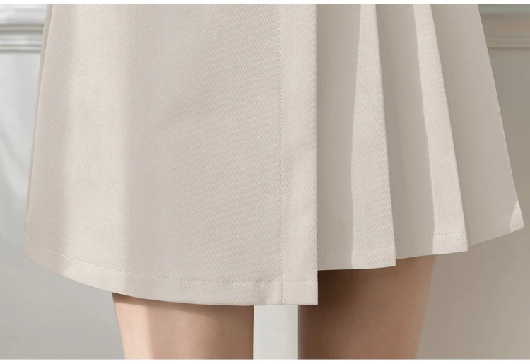 pleated midi skirt Flectit Pleated Wrap Skirt With Buckle Waist A-line Mini Skirt Spring Summer Preppy Style Women Teen Girl Outfit nike tennis skirt