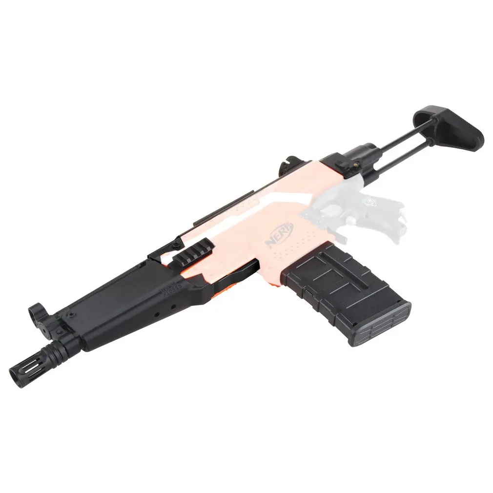Рабочий STF-W006-01 MP5-A стиль мод наборы с черным адаптером для Nerf N-Strike Elite Stryfe Blaster