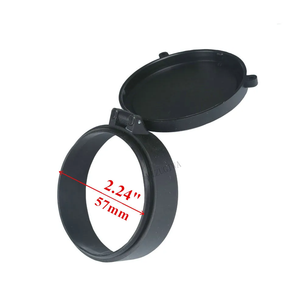 25.4-57mm Rifle Scope Quick Flip Spring Up Open Lens Cover Cap for Caliber new~ 