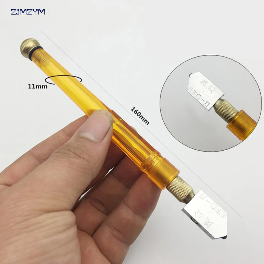 Профессиональный резак из карбидного сплава для стекла, режущий круг с пластиковой ручкой, высококачественные ручные инструменты