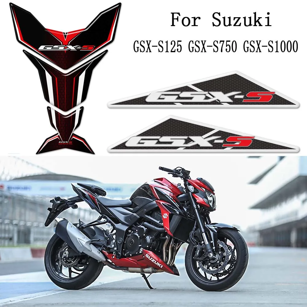 GSX-S GSXS 750 1000 Tank Pad Protector Sticker For Suzuki GSX-S125 GSX-S750 GSX-S1000 Side Pad Protection Motorcycle 2019 2020