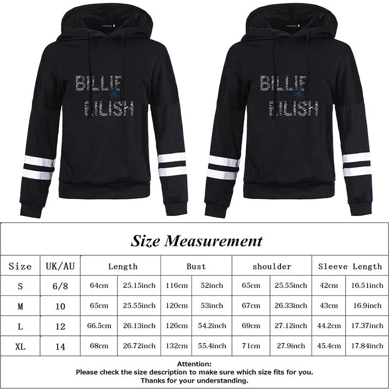 Billie Eilish пуловер с принтом Лидер продаж хип-хоп рэпер для девочек Женская одежда пуловер Новинка повседневные толстовки с длинным рукавом