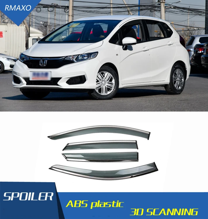 Защитный козырек на окна для Honda JAZZ FIT 2018 2019 защита от солнца и дождя