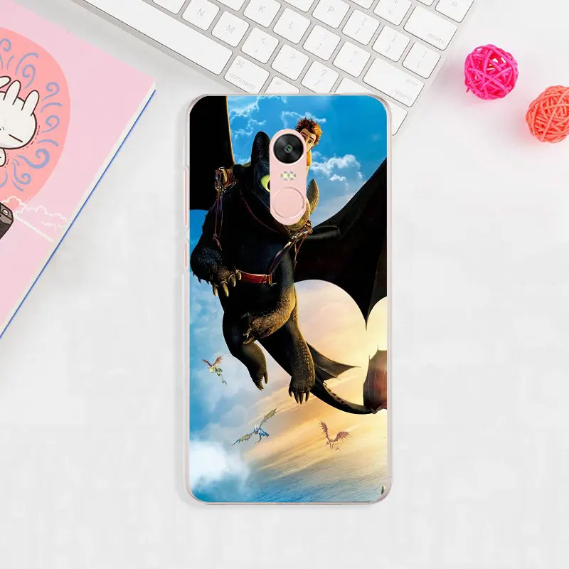 Мягкие Аксессуары для мобильных телефонов из ТПУ для Xiaomi Redmi Mi Note 2 3 3S 4X 4A 5 6 5 5S 5A 6 8 A1 Pro Plus Как приручить дракона