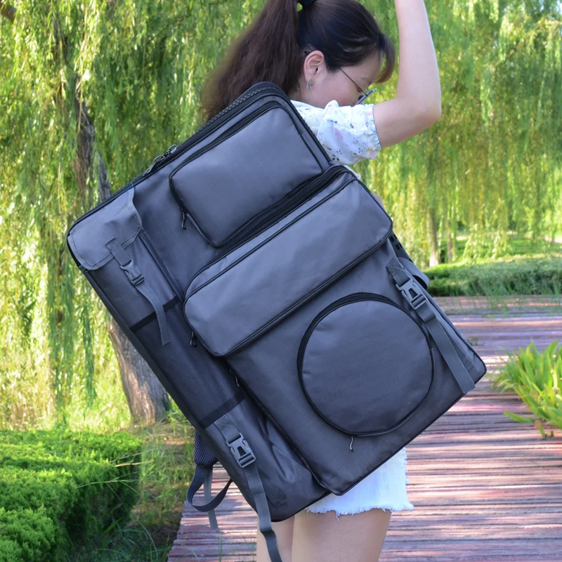 Сумки для художественной живописи 4K многофункциональная Холщовая Сумка