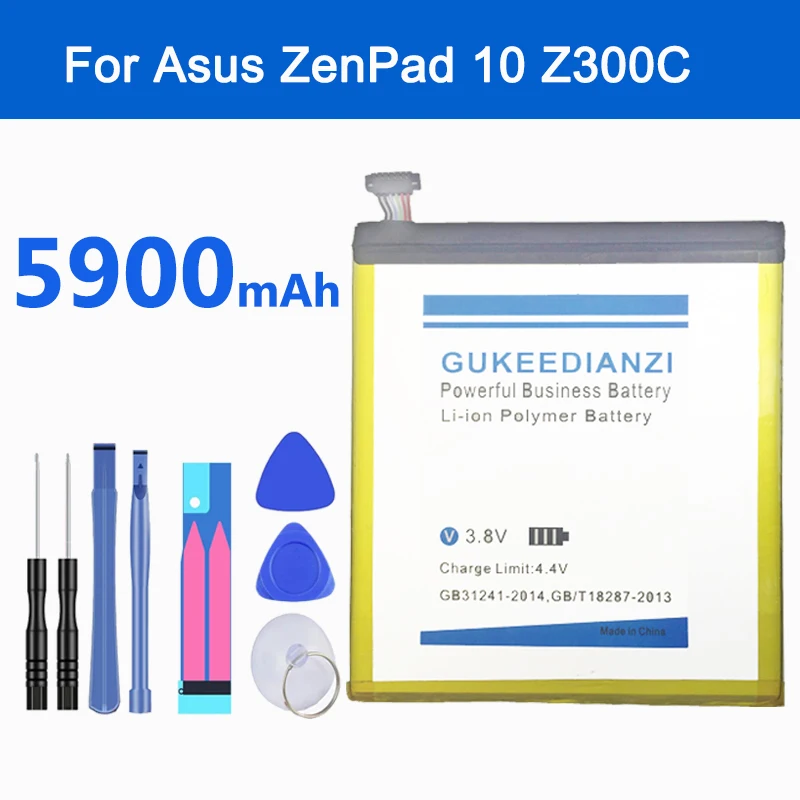 GUKEEDIANZI высокое качество телефон батарея C11P1502 для ASUS ZenPad 10 Z300C Z300CL Z300CG мощный аккумулятор 5900 мАч