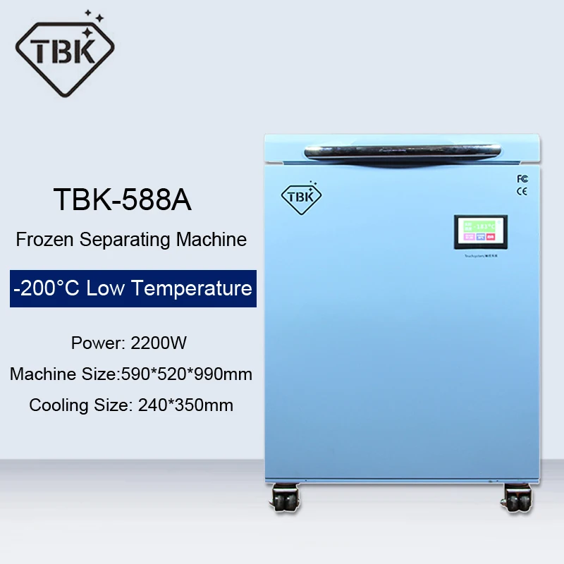  -200°C Freezing Machine Instruments LCD Touch Screen Separator For Samsung Edge Phone Repair Renova