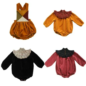 

Baby Girl Romper Baby Girl Clothes Autumn Winter Long Sleeve r Knit Baby Romper Jumpsuit For Girl Toddler Baby Jumpsuit Overalls