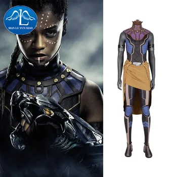 

Manluyunxiao Shuri Costume Black Panther Cosplay Halloween Costumes for Women Girls Cosplay Avengers Infinity War Okoye Jumpsuit
