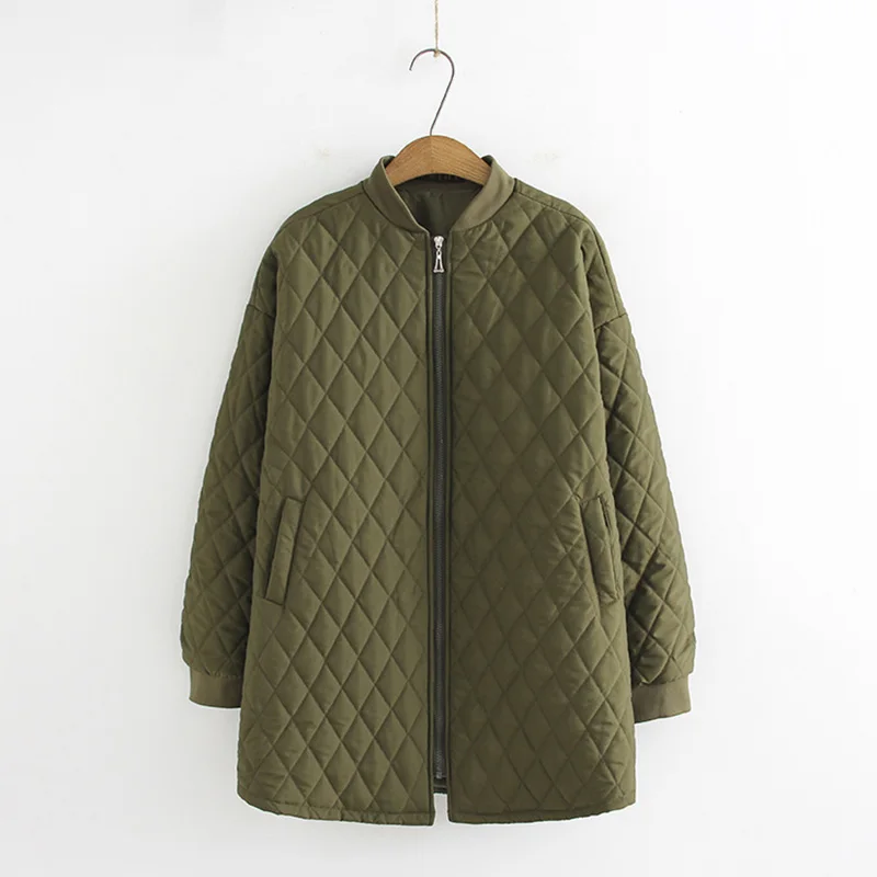 Новое специальное предложение, зимнее женское хлопковое толстое пальто в Корейском стиле, свободное хлопковое пальто для студентов - Цвет: green