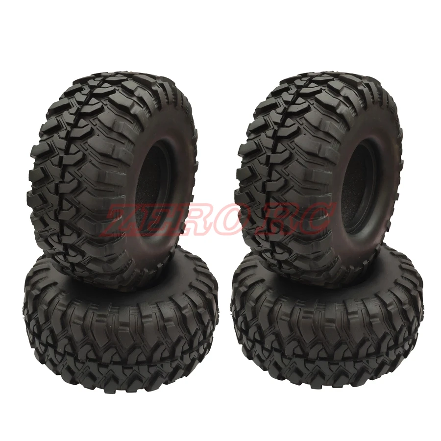 4PCS 118mm ROCK OFF Road Tires RC CAR 1.9" Tyre For 1:10 RC4WD D90 D110 Axial SCX10 JEEP TRX-4 1.9Inch Wheel