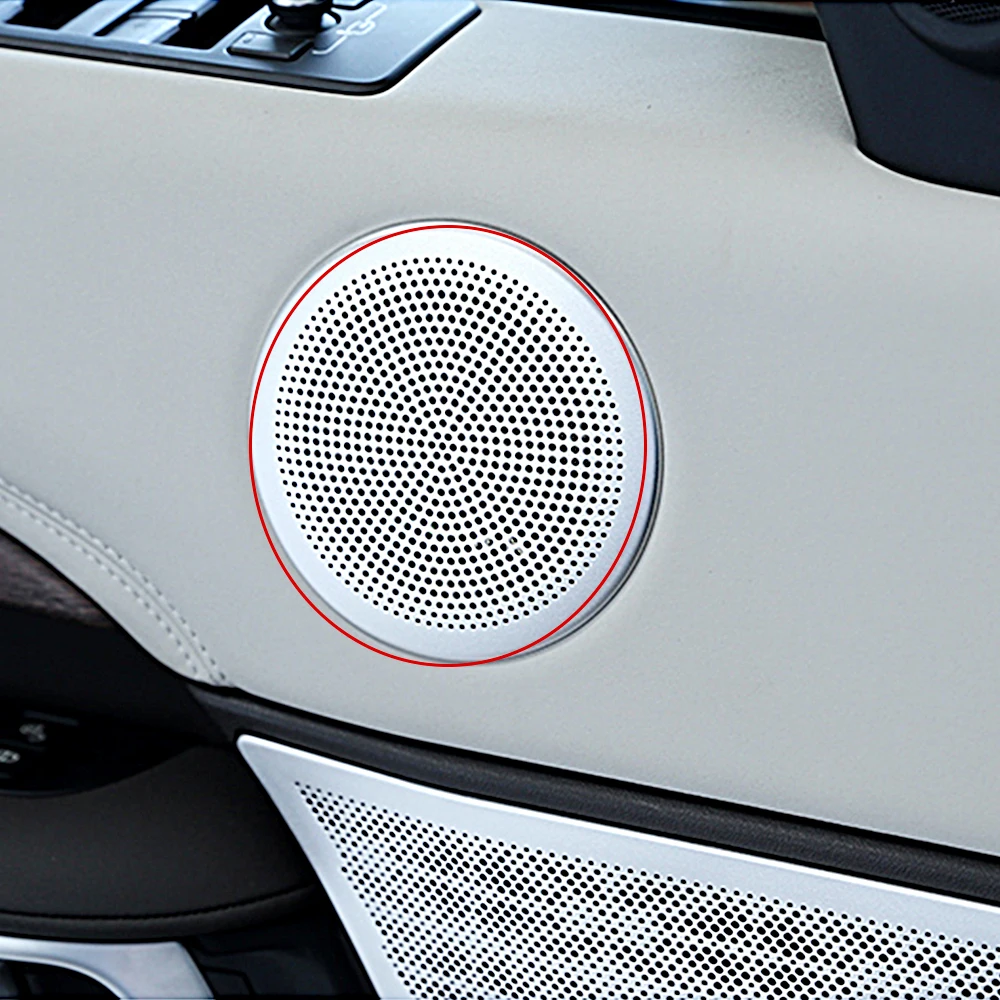 Автомобильный Дверной Среднечастотный динамик крышка для Land Rover Discovery V громкоговоритель твитер крышка отделка Высокий диапазон рог Стикер Украшение