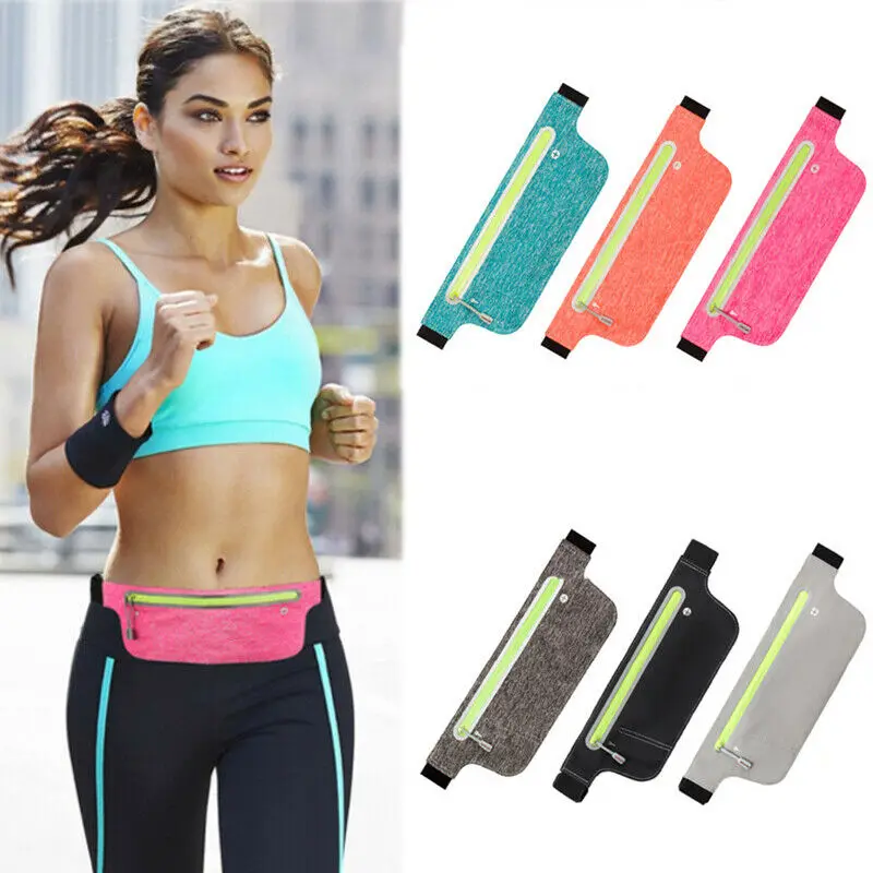 

Running Travel Waist Pocket Jogging Sports Portable Waterproof Cycling Bum Outdoor Money Phone anti-theft Pack Belt Sport Ba