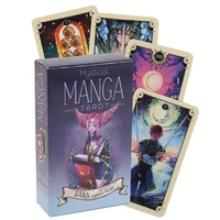 Tarot oracle card mysterious divination comics Tarot card female girl card game board game English playing cards with PDF guide 1