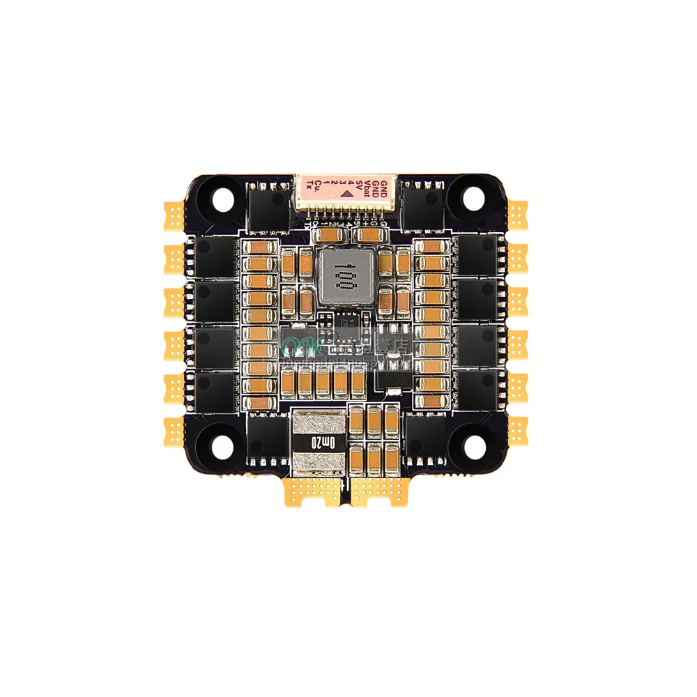 М./- Flycolor X-Cross 60A BLheli_32 3-6S 4в1 бесщеточный ESC 5V BEC электронный регулятор скорости для радиоуправляемого дрона FPV Racing