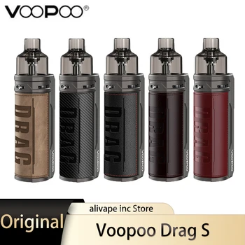 

VOOPOO DRAG S Kit Pod System Box Mod Vape Kit with PnP coils 4.5ml cartridge 2500mAh battery 60W Electronic Cigarette Vaporizer