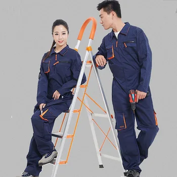 

Mens Work Clothing Long Sleeve Coveralls High Quality Overalls Worker Repairman Machine Auto Repair Electric Welding Plus Size