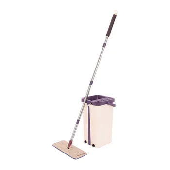 

Scratch Mop Bucket Rotating Hand Pressure Mop Bucket Free Hand Wash Mop