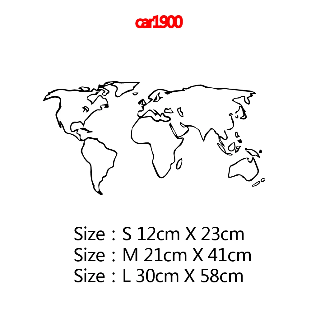 Карта мира Авто Наклейка s на автомобиль виниловая наклейка автомобиль мотоцикл автомобиль Стайлинг