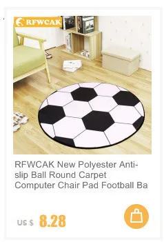 RFWCAK 3D Sea Beach Round Carpet Computer Chair Pad Living Room Mat Kids Room Bedroom Anti-slip Rug Tapete Para Sala Home Decor