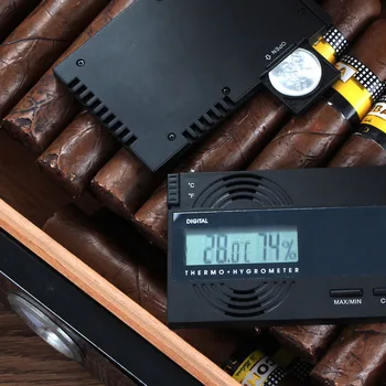 

Galiner Electronic Cigar Hygrometer for Humidor Digital Cigar Humidity Tester Humidor Hygrometer for Cigars