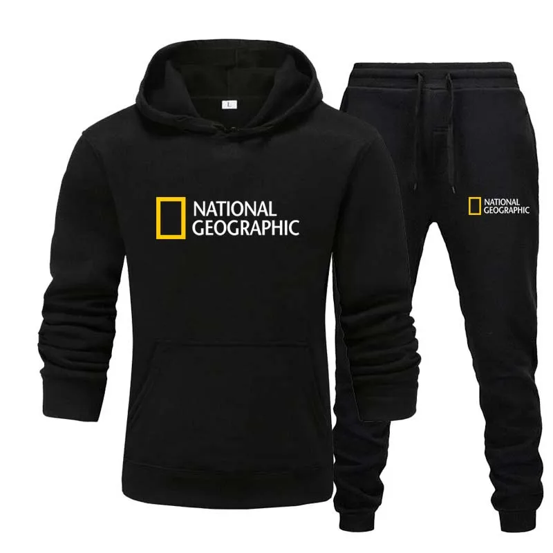 Костюм с толстовкой и брюками National Geographic повседневная спортивная одежда